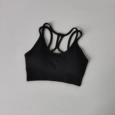 Sports underwear women's running shockproof summer quick drying back fitness bra vest professional training Yoga bra