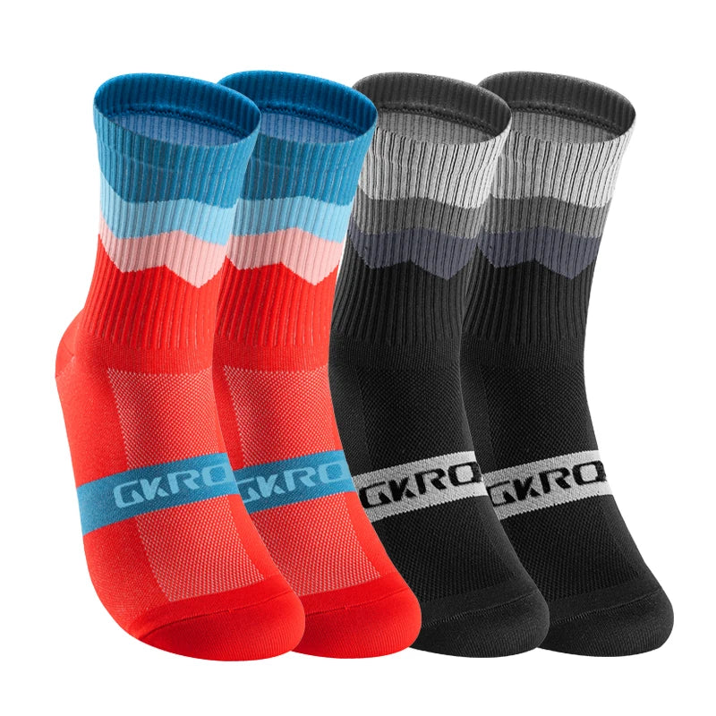 4 Pairs Bike Socks Men Nurse Compression Cycling For Women Mtb Guard Socks Stockings Sport Grip Barre Socks