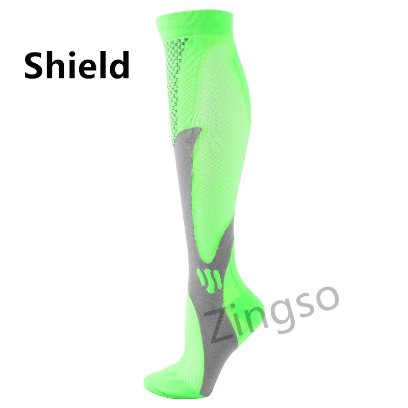 Running Compression Socks Stockings 20-30 mmhg Men Women Sports Socks for Nursing Rugby Marathon Cycling Football Varicose Veins