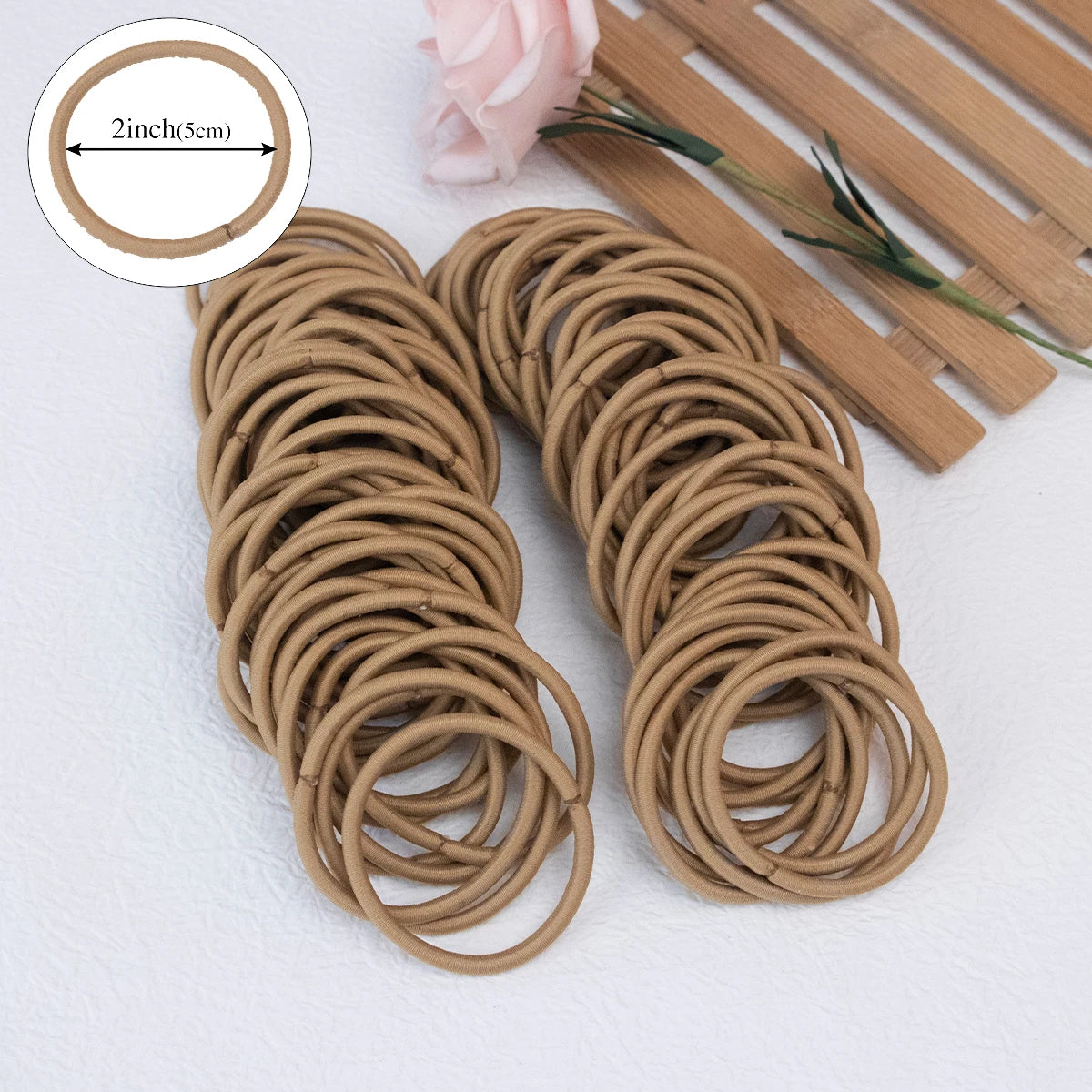 20/50/100cs Women Girls Hair Rubber Bands Hair Tie Ropes Elastic Hairband Ponytail Holders Headbands Scrunchies