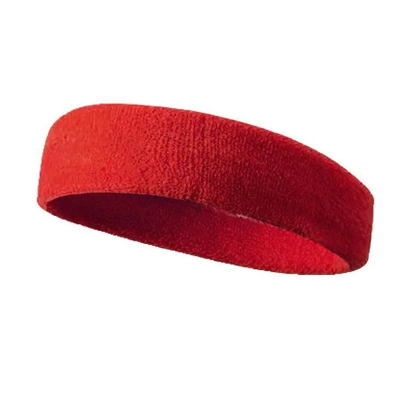 Cotton Athletic Headband Elastic Sweatband Protection Basketball Sport Adults Kids Gym Fitness Volleyball TennisS weat Hair Band