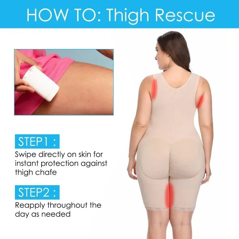 Thigh Anti Chafe Unisex Thigh Rescue Anti Friction Stick Body Anti Friction Sweat-absorbent Thigh Chafing For Women Men