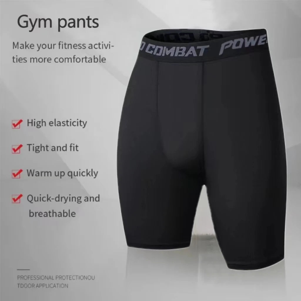 Men Boxers Sports Underwear Underpants Gym Shorts Quick-Drying Sweatpants Moisture Absorption Breathable Fitness