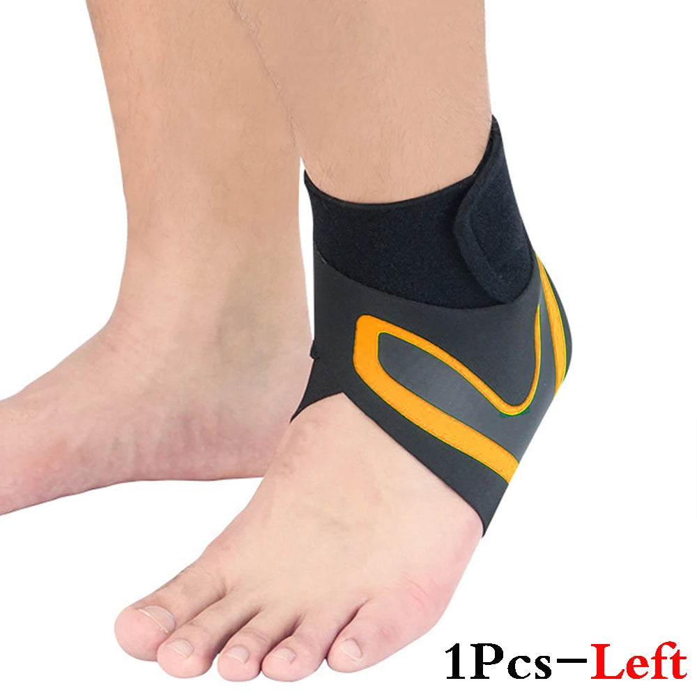 1Pcs Adjustable Compression Ankle Sleeve Elastic Ankle Brace Guard Foot Anti-Sprain Support Heel Protective Strap