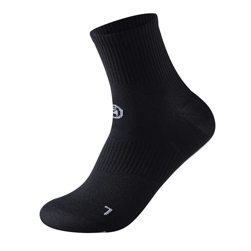 Performance Marathon Running Compression Socks Men Women Sports Quick Dry Exercise Fitness Training Thin Quarter Socks