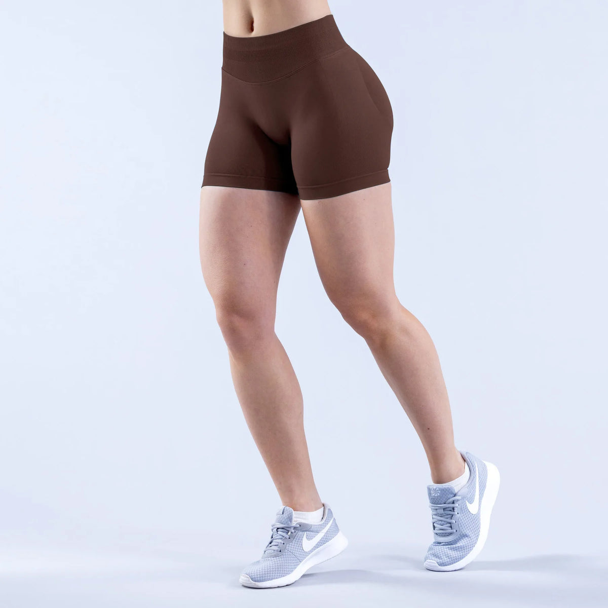 Seamless Women's Fitness Shorts for Running