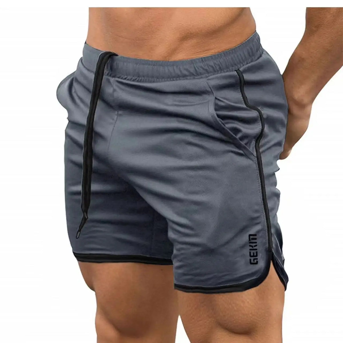 Men's Fitness Shorts Summer Fitness Men's Breathable Mesh Shorts Speed drying Sportswear Slow Running Beach Shorts Men's Sports