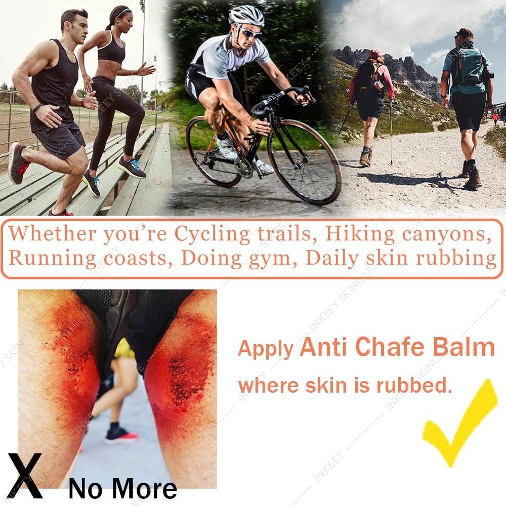 Anti Chafe Stick Anti Friction Stick Thigh Rescue Reduce Rubbing Raw Skin Irritation for Inner Thigh Arm Chest Butt Anti Chafing