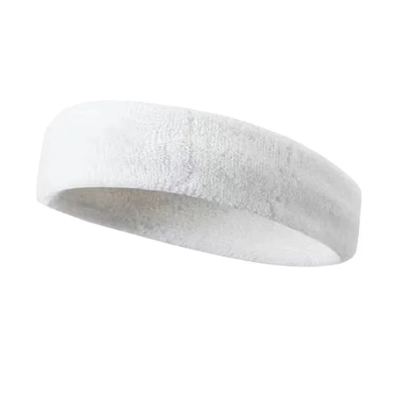 Cotton Athletic Headband Elastic Sweatband Protection Basketball Sport Adults Kids Gym Fitness Volleyball TennisS weat Hair Band