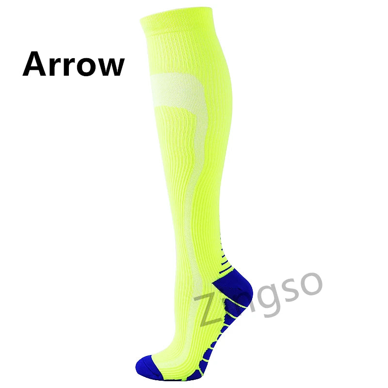 Running Compression Socks Stockings 20-30 mmhg Men Women Sports Socks for Nursing Rugby Marathon Cycling Football Varicose Veins