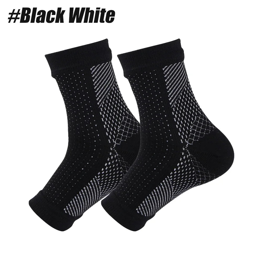 1 Pair Compression Ankle protector For Swelling, Plantar Fasciitis, Sprain, Neuropathy Ankle support For Sport,bodybuilding,Gym