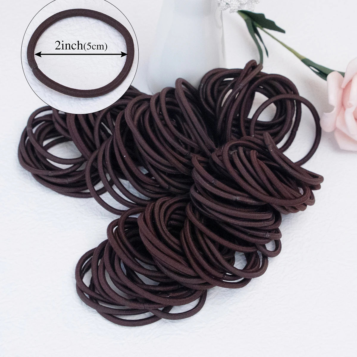 20/50/100cs Women Girls Hair Rubber Bands Hair Tie Ropes Elastic Hairband Ponytail Holders Headbands Scrunchies