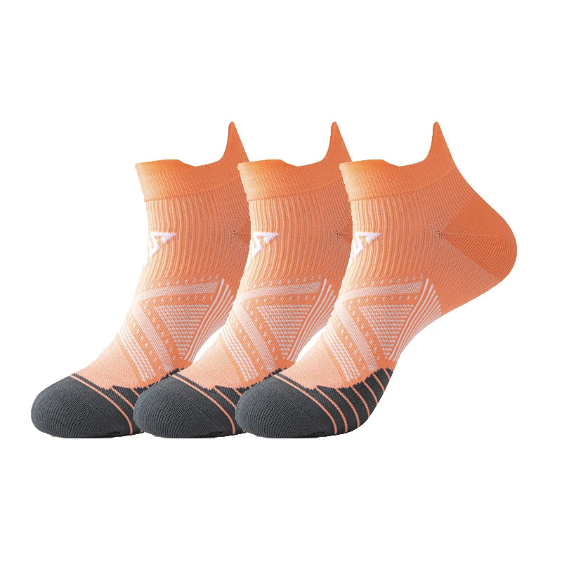 3pairs/Lot Woman Men's Socks Compression Breathable Basketball Sports Cycling Running Towel Socks High Elastic Tube Socks