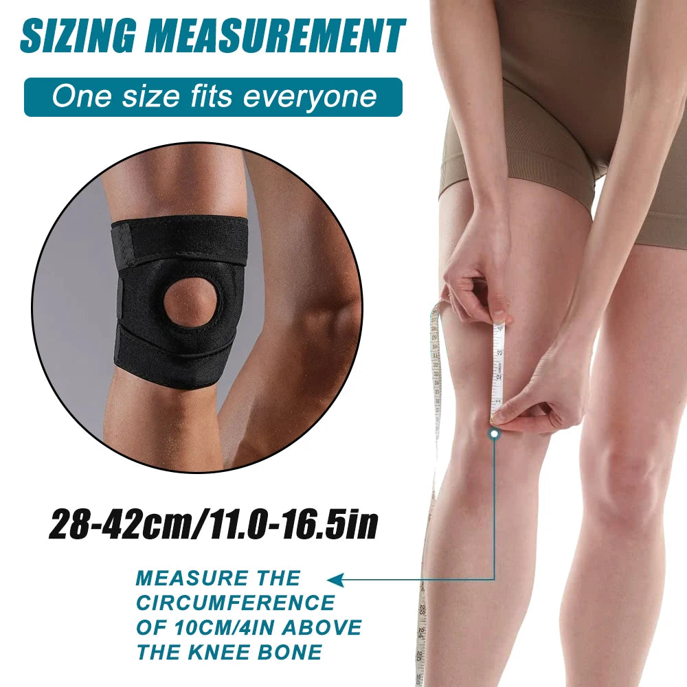 1Pcs Patellar Tendon Support Strap for Knee Pain Compression Knee Brace for Arthritis,Running,Jumper, Tennis Injury Recovery