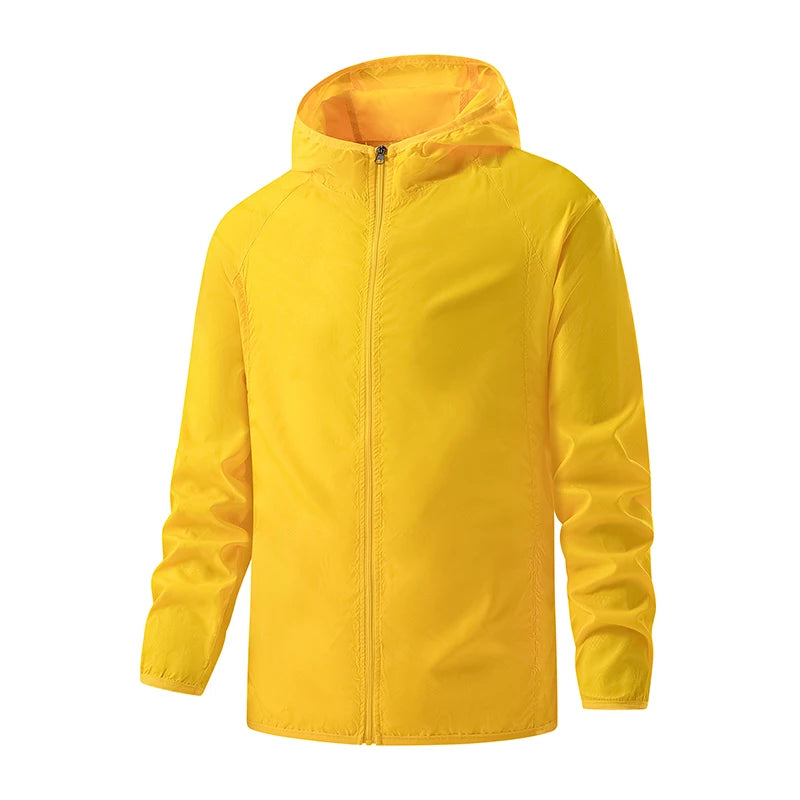 LNGXO Men Women Hiking Jackets Waterproof Sun Protection Windbreaker Camping Climbing Outdoor Rain Coat Unisex Portable Clothes