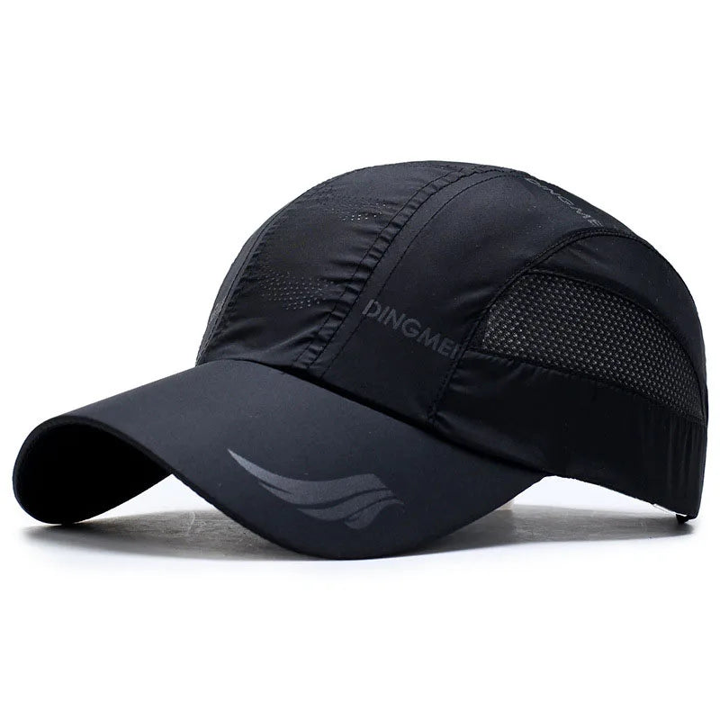 2024 Summer Brand For Men Sports Running Sweat Baseball Cap Male Canada Golf Quick Dry Women Kpop Solid Snapback Bone Mesh Hat