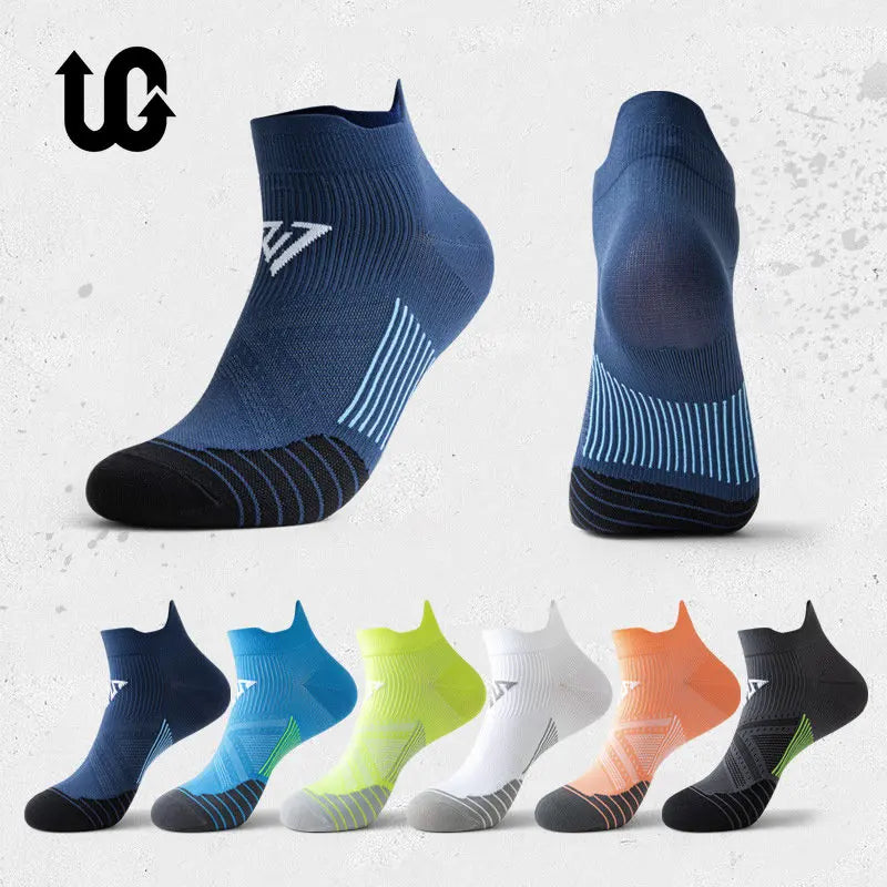 3pairs/Lot Woman Men's Socks Compression Breathable Basketball Sports Cycling Running Towel Socks High Elastic Tube Socks