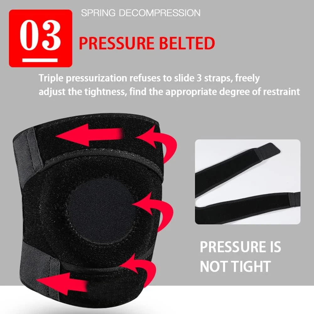 1Pcs Patellar Tendon Support Strap for Knee Pain Compression Knee Brace for Arthritis,Running,Jumper, Tennis Injury Recovery