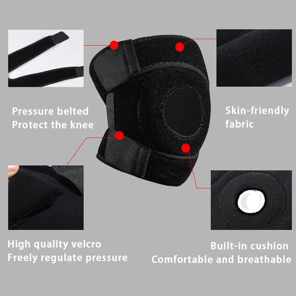 1Pcs Patellar Tendon Support Strap for Knee Pain Compression Knee Brace for Arthritis,Running,Jumper, Tennis Injury Recovery