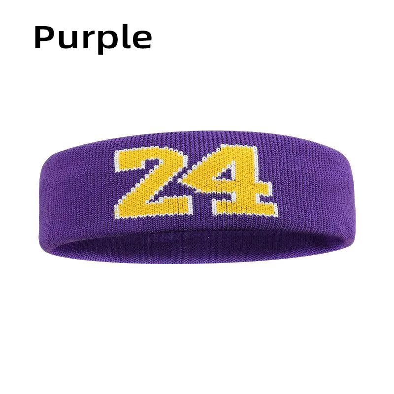 Cotton Athletic Headband Elastic Sweatband Protection Basketball Sport Adults Kids Gym Fitness Volleyball TennisS weat Hair Band