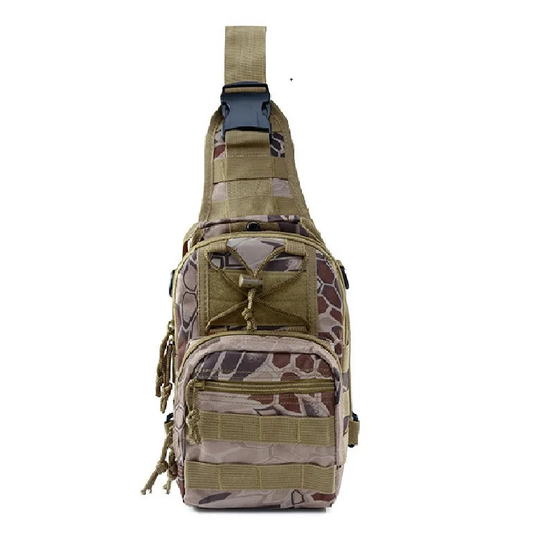 Tactical Backpack Military Shoulder Chest Bag Camouflage Rucksack Outdoor Hiking Camping Travel Sports Waterproof Cross Body Bag