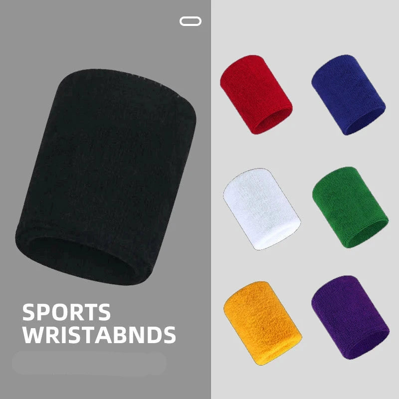 Cotton Athletic Headband Elastic Sweatband Protection Basketball Sport Adults Kids Gym Fitness Volleyball TennisS weat Hair Band