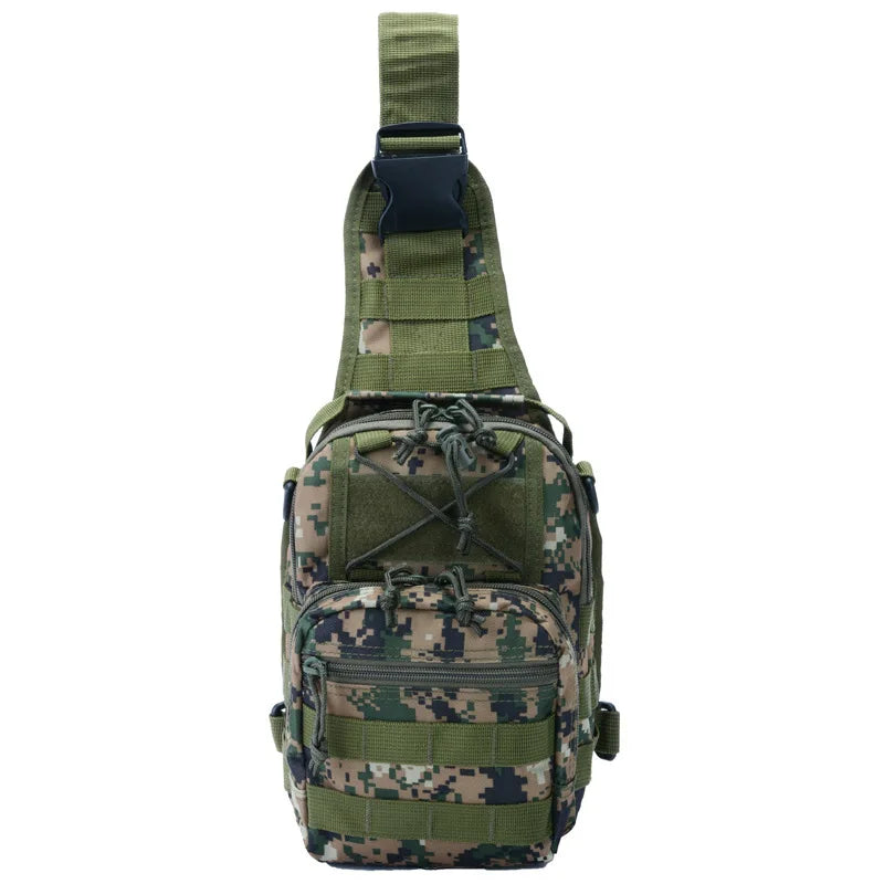 Tactical Backpack Military Shoulder Chest Bag Camouflage Rucksack Outdoor Hiking Camping Travel Sports Waterproof Cross Body Bag