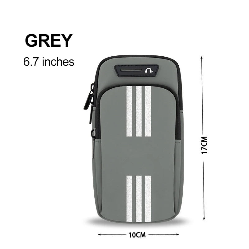 Sports Bag For Mobile Phone Armband For Jogging Cell Phone Accessories Woman mp3/mp4 Bags PU Hand Bag For Running Waterproof