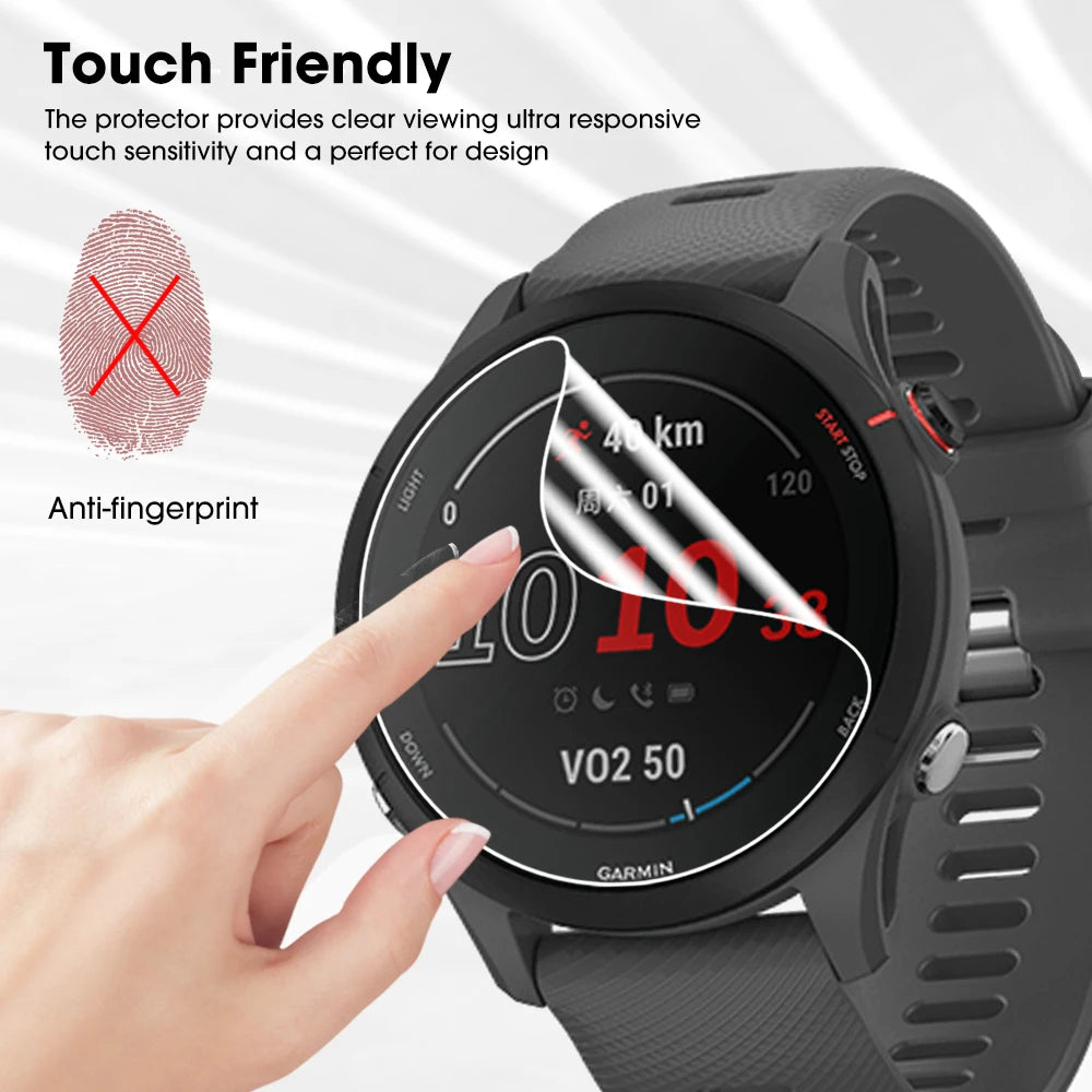 For Garmin Forerunner 955 965 255 255S 265 265s Screen Protector Anti-scratch Soft Hydrogel Film for Garmin Forerunner 255