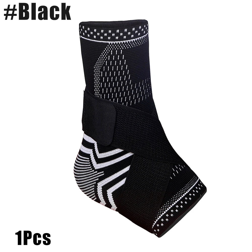 1 Pcs Adjustable Compression Ankle Support with Elastic Strap Ankle Strap For Achilles Tendon Support&Plantar Fasciitis,Sprain