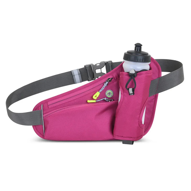 Running Waist Bags for Long-distance Runners Hikers Water Bottle Outdoor Sports Fitness Cycling BeltPhone Pouch