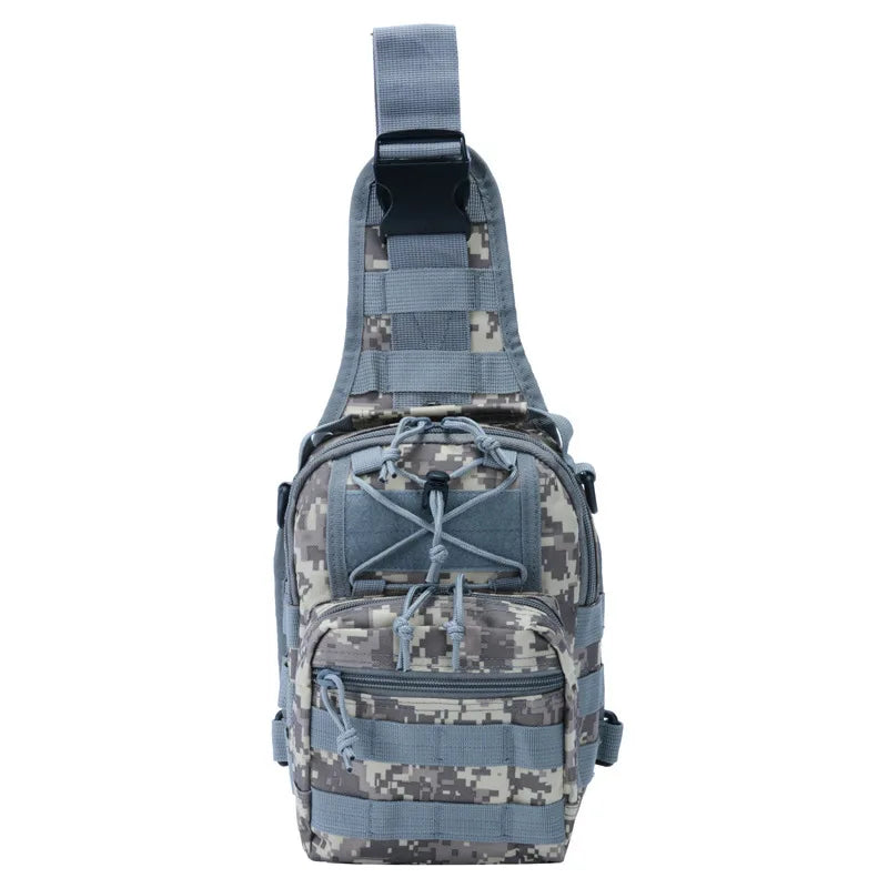 Tactical Backpack Military Shoulder Chest Bag Camouflage Rucksack Outdoor Hiking Camping Travel Sports Waterproof Cross Body Bag