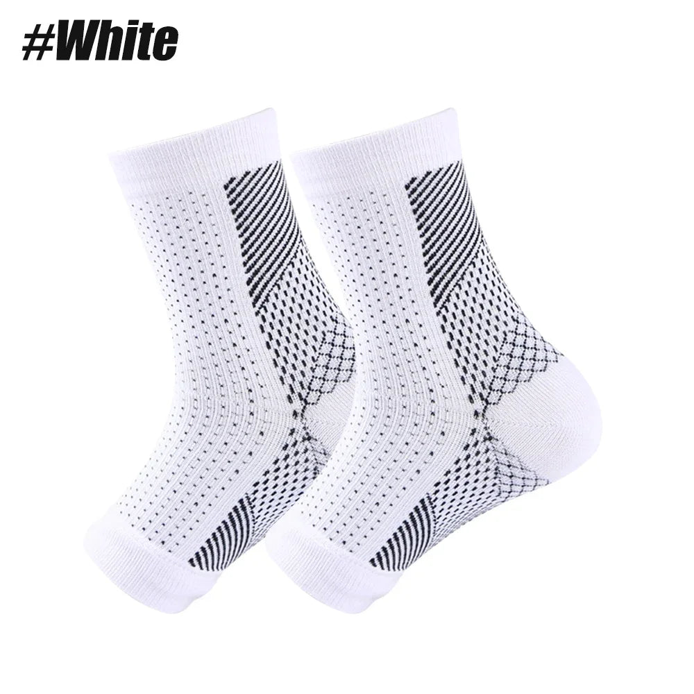 1 Pair Compression Ankle protector For Swelling, Plantar Fasciitis, Sprain, Neuropathy Ankle support For Sport,bodybuilding,Gym