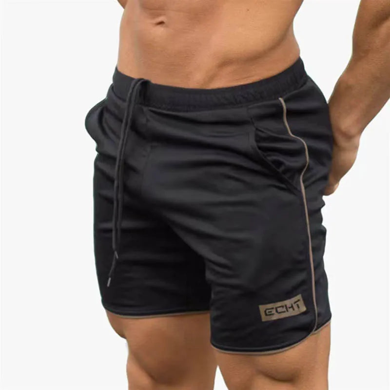 Men's Fitness Shorts Summer Fitness Men's Breathable Mesh Shorts Speed drying Sportswear Slow Running Beach Shorts Men's Sports