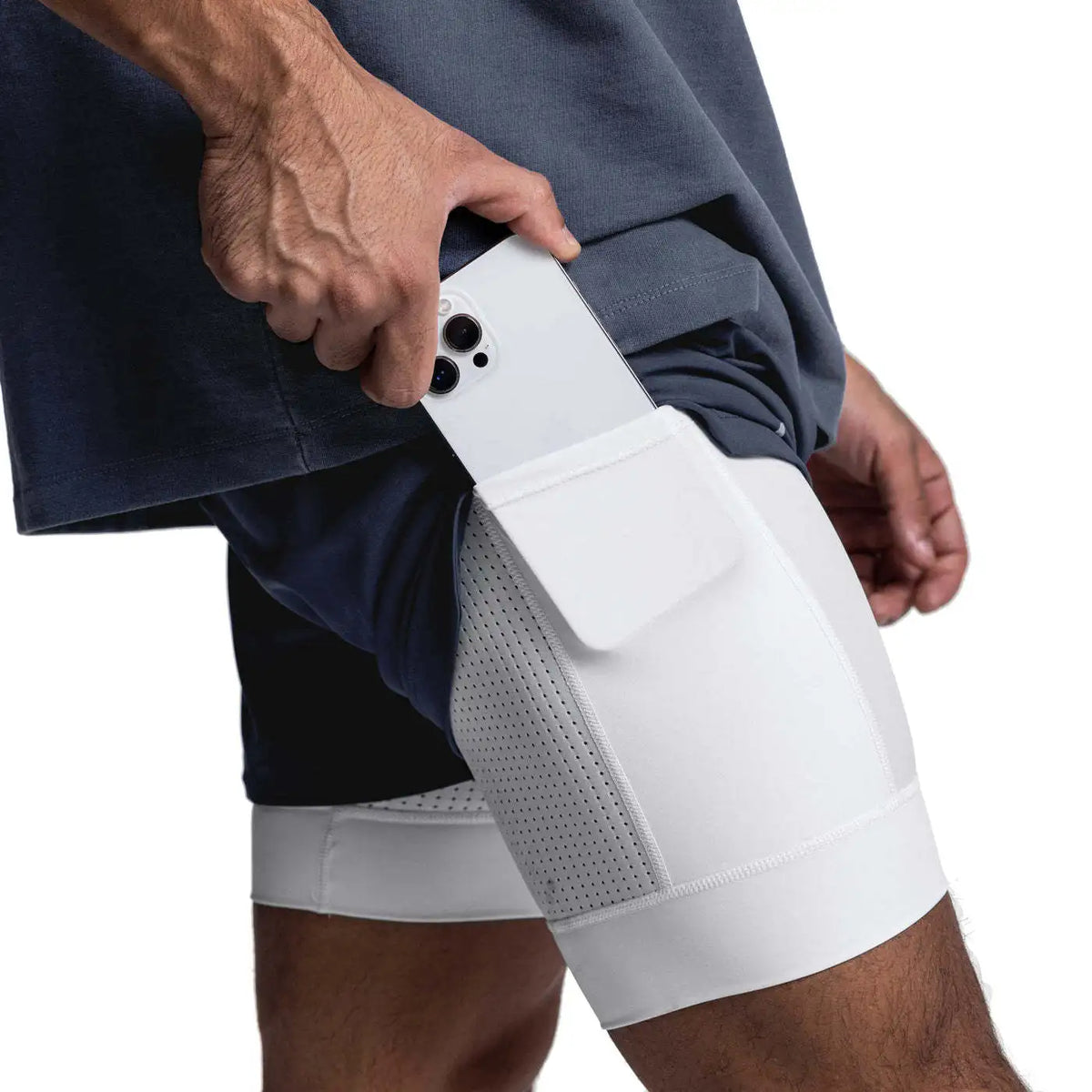 Men's 2-in-1 Quick Dry Sports Shorts