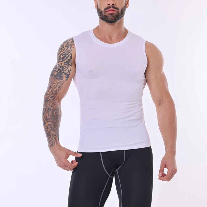 Men's Compression Athletic Tank Top - Performance Fit