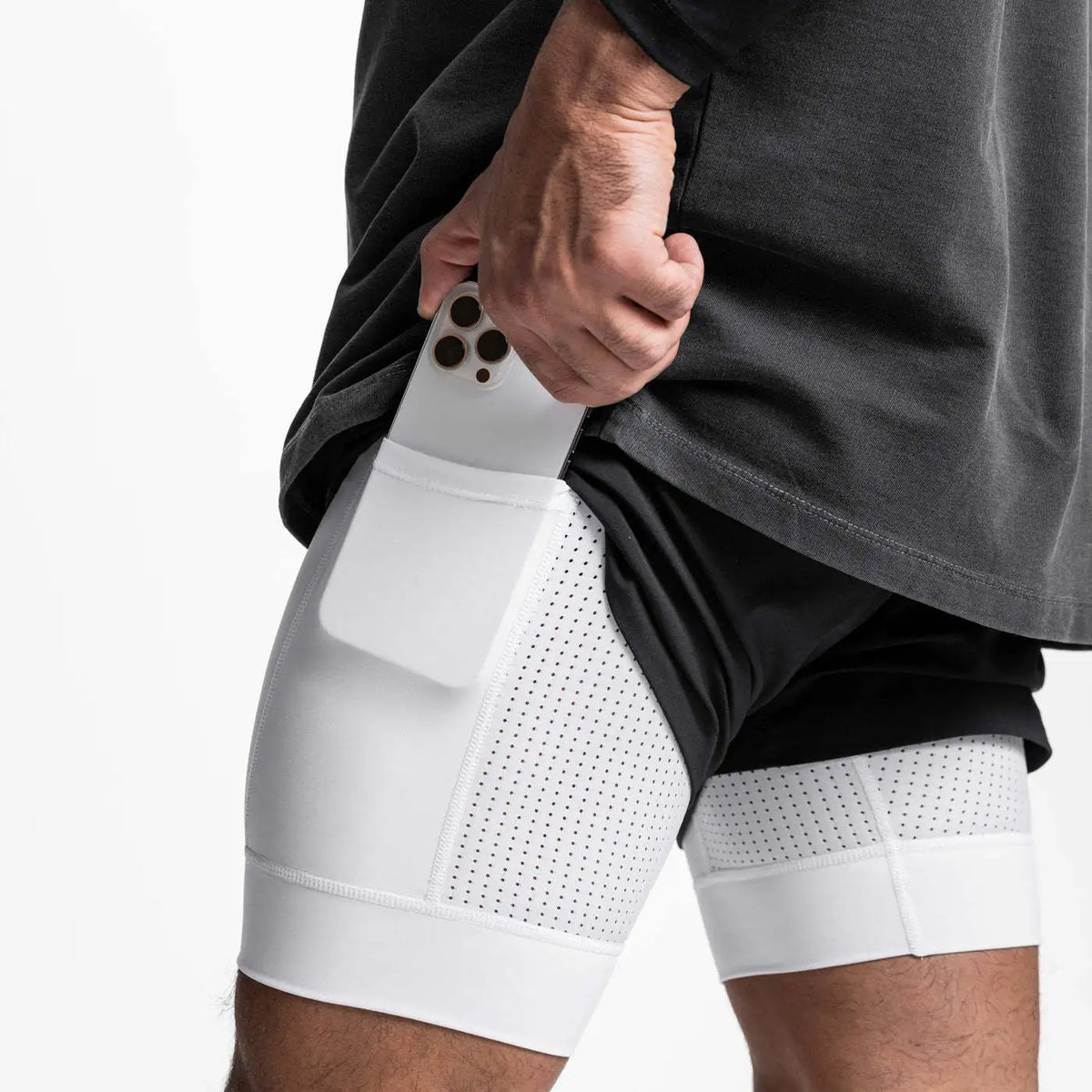 Men's 2-in-1 Quick Dry Sports Shorts