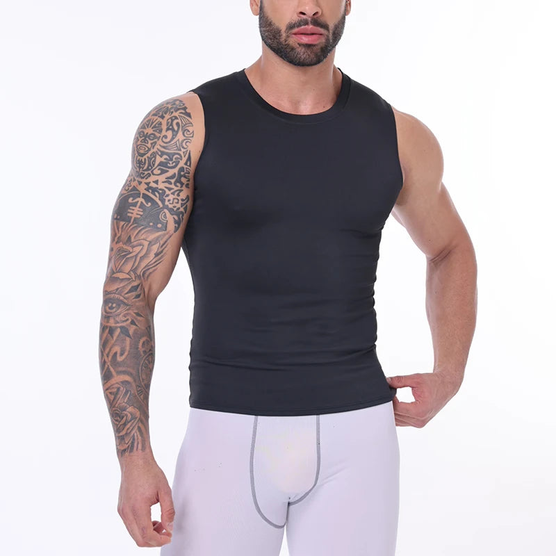 Men's Compression Athletic Tank Top - Performance Fit