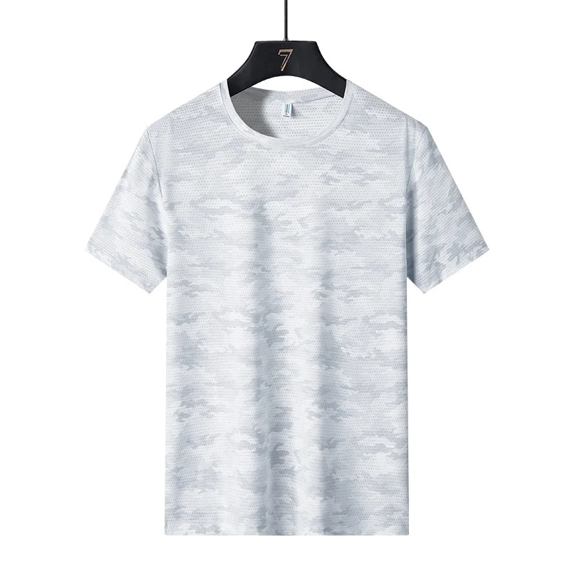 Quick Dry Camo Running T-Shirt - Unisex Summer Top